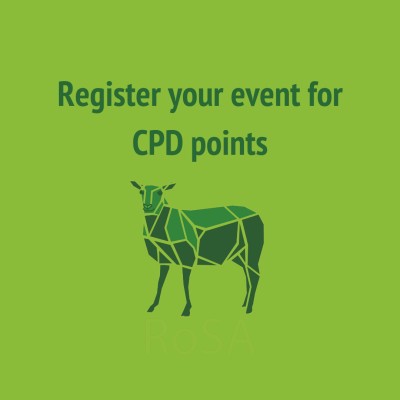 Register your event for CPD points